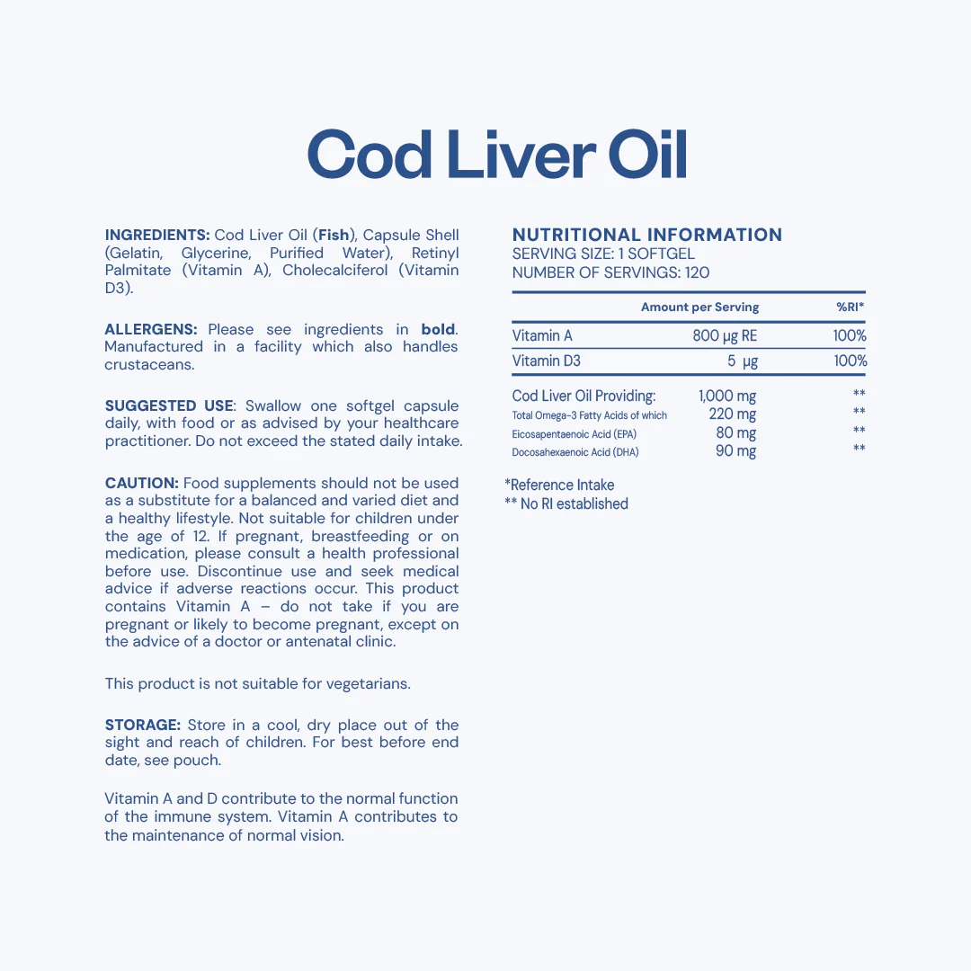 Cod Liver Oil - 1000mg - Image 4