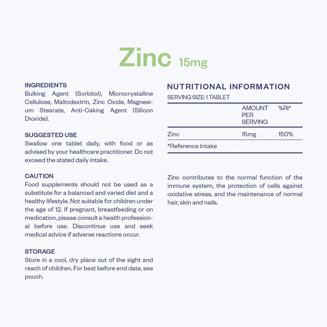 Zinc Tablets - 15mg - Image 4